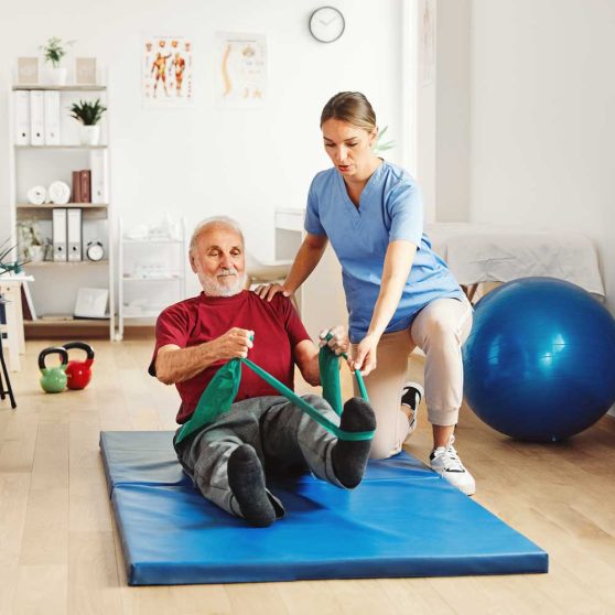In-Home physiotherapy treatments and excercises